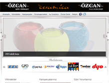 Tablet Screenshot of ozcanyapimarket.com